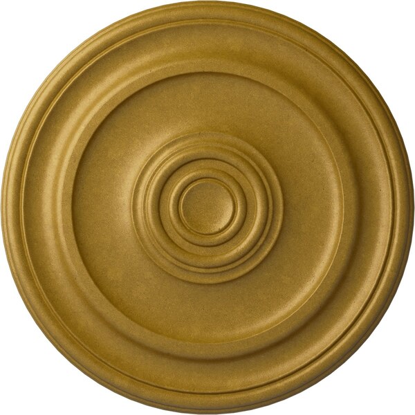 Ekena Millwork Kepler Traditional Ceiling Medallion (For Canopies up to 4 1/2"), 19 3/4"OD x 1 1/2"P, Pharaohs Gold CM20KPPGS - main